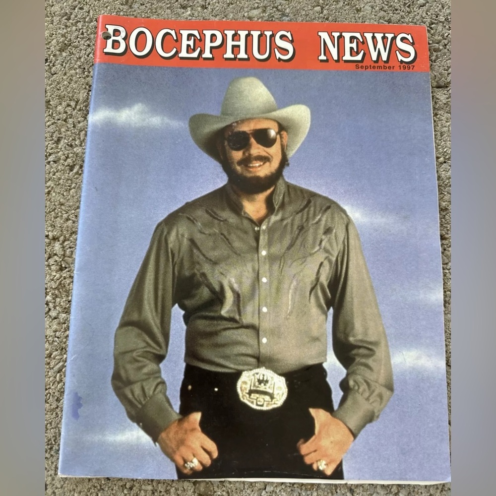 Vintage Hank Williams Jr Bocephus News Magazine Collectible  1997 HTF Rare Find